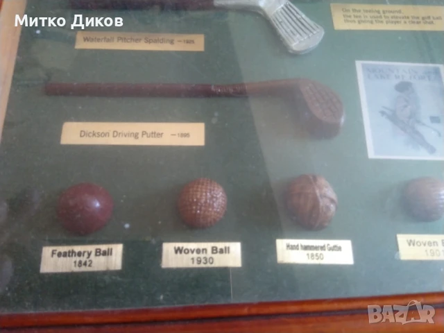  History of Golf Историята на голфа рамкирана нова 32х23см, снимка 4 - Голф - 51080106