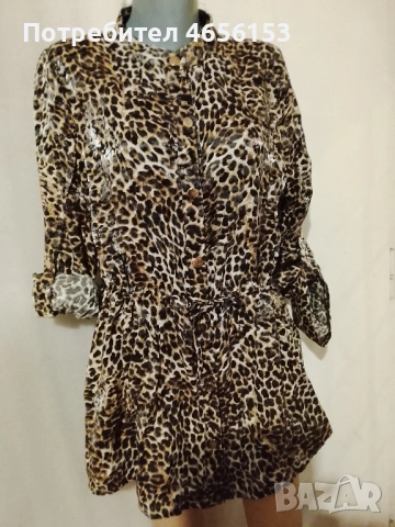 ДАМСКА РОКЛЯ принт размер XL / XXL , снимка 3 - Рокли - 52908973