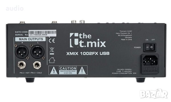 Миксер XMIX 1002 FX USB Mixer, снимка 6 - Ресийвъри, усилватели, смесителни пултове - 27563650