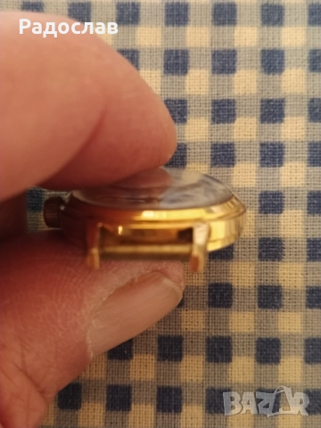 механичен часовник Слава позлата Au25+, снимка 6 - Дамски - 51956235