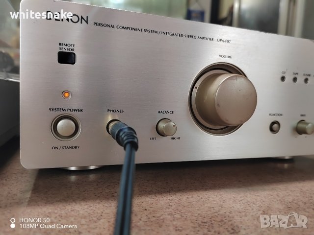 Denon UPA-F07 Усилвател , снимка 2 - Ресийвъри, усилватели, смесителни пултове - 44030684