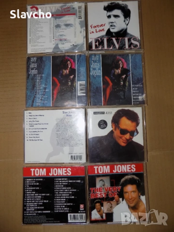 Компакт дискове на - Elvis Presley/Best Of Janis Joplin/ сър Том Джоунс/ The Very Best Of Tom Jones , снимка 8 - CD дискове - 43039333