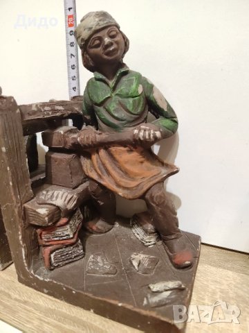 Двойка стопери-разделители за книги ., снимка 2 - Антикварни и старинни предмети - 43231675