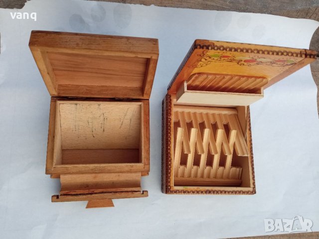 Стари дървени кутии, снимка 4 - Колекции - 39804295