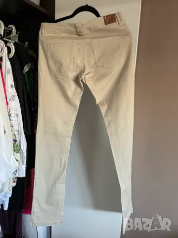 Terranova Нов дамски бежов панталон с ниска талия, М, снимка 6 - Панталони - 49536475