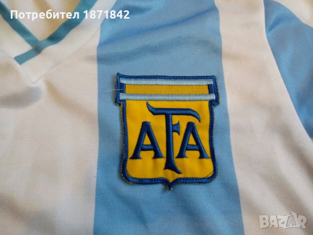 БЕЗПЛАТНА ДОСТАВКА !!! Ретро тениска на Аржентина/Argentina, снимка 2 - Фен артикули - 36729152