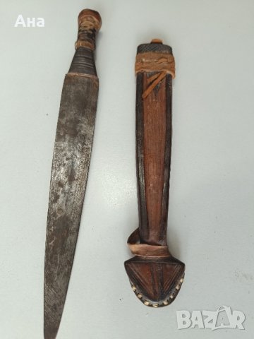 Стара африканска кована кама 32 см

, снимка 5 - Антикварни и старинни предмети - 44103849