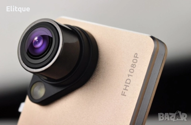 Стилен DVR в златисто или черно с 2,4 инча екран и голям ъгъл на виждане AC81, снимка 7 - Друга електроника - 52814913