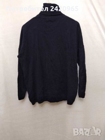 Zara памучен пуловер с поло яка, снимка 2 - Блузи с дълъг ръкав и пуловери - 28362389