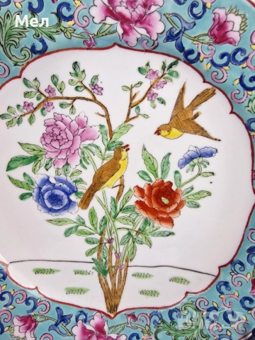 Декоративна, китайска чиня, снимка 2 - Антикварни и старинни предмети - 52256019