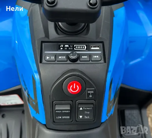 Акумулаторен бъги MINI 4X4 12V,MP3 плейър, с меки гуми и WiFi дистанционно с Кожена седалка, снимка 12 - Електрически играчки - 50269863