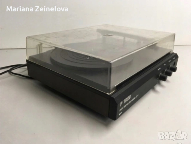 Грамофон със вграден усилвател, снимка 4 - Грамофони - 53453589