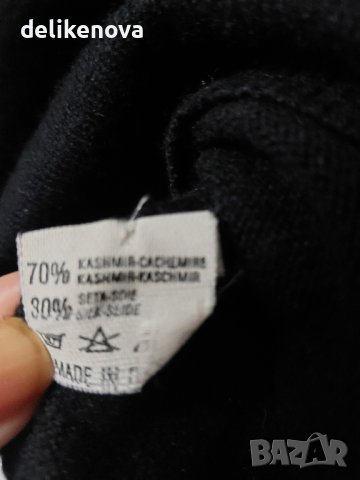 Кашмир, Коприна Lorena Antoniazzi. Made in 🇮🇹 Size L, снимка 4 - Блузи с дълъг ръкав и пуловери - 43512602