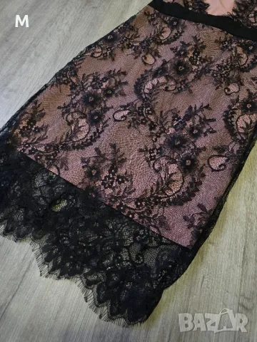 Нова рокля с дантела в цвят - розов и бордо на на намаление , снимка 11 - Сукмани - 47399440