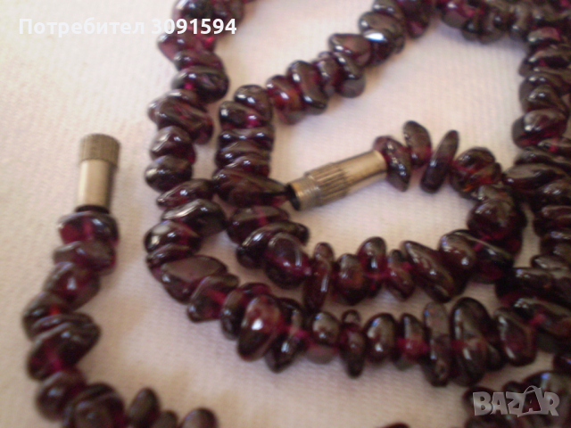 Колие Гердан от  Гранати, снимка 4 - Колиета, медальони, синджири - 36525437