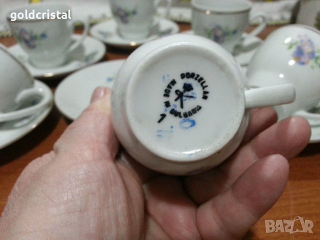 Стар български порцелан чашки за кафе , снимка 6 - Антикварни и старинни предмети - 42963405
