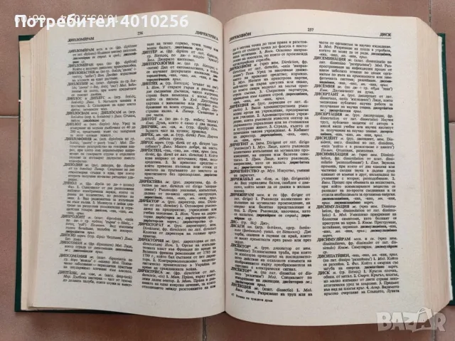 РЕЧНИК НА ЧУЖДИТЕ ДУМИ В БЪЛГАРСКИЯ ЕЗИК НА БАН, ЕВТИНО!, снимка 3 - Чуждоезиково обучение, речници - 49003307