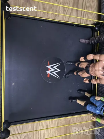 Ринг за играчки WWE NXT Action Spring Ring Wrestling кеч ринг с пружиниращ механизъм черен, снимка 13 - Колекции - 48202397