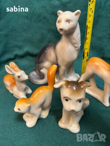 Фигурки на завод Полонное, СССР, анималистика, снимка 2 - Декорация за дома - 52974294
