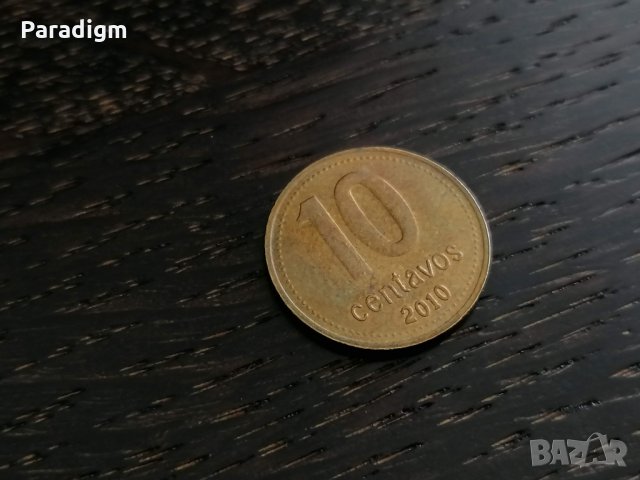 Монета - Аржентина - 10 центавос | 1990г.