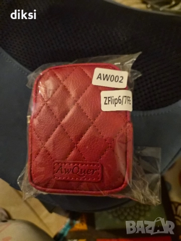 Червен калъф за телефон Samsung flip 6