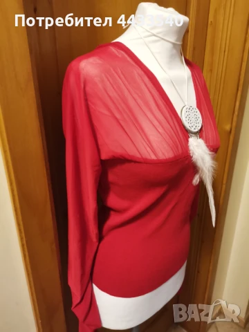 Страхотна блуза! , снимка 2 - Блузи с дълъг ръкав и пуловери - 50704520