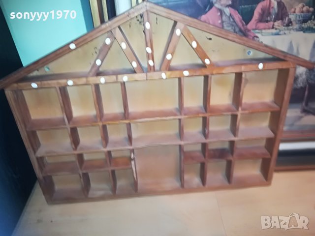 дървена къща с много отвори за бижута-колекция, снимка 8 - Антикварни и старинни предмети - 28236779