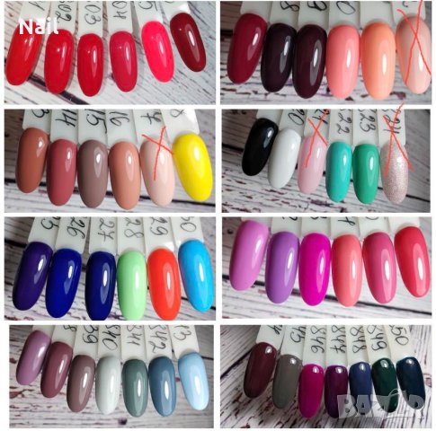 COCO геллак 50 цвята , снимка 4 - Продукти за маникюр - 43854323