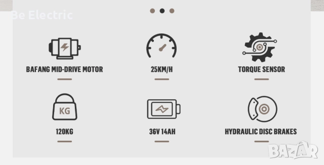 НОВО!!! Електрически Велосипед Onesport OT07 BAFANG 250W, снимка 8 - Велосипеди - 52606165