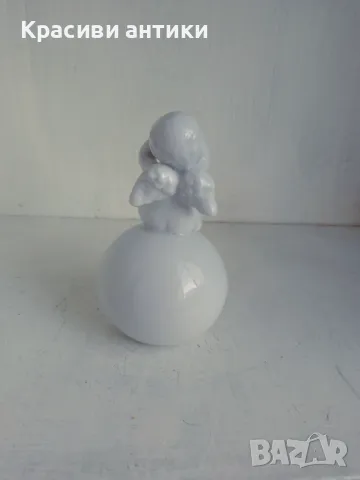 Порцелан фигура, сладко ангелче, снимка 4 - Антикварни и старинни предмети - 49002801