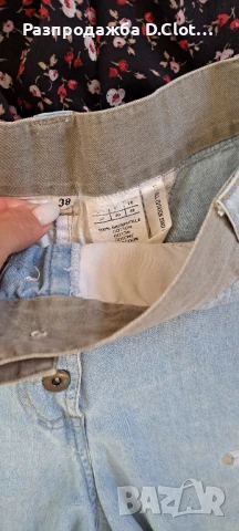 топ и къси памучни дънки, снимка 2 - Къси панталони и бермуди - 50573199