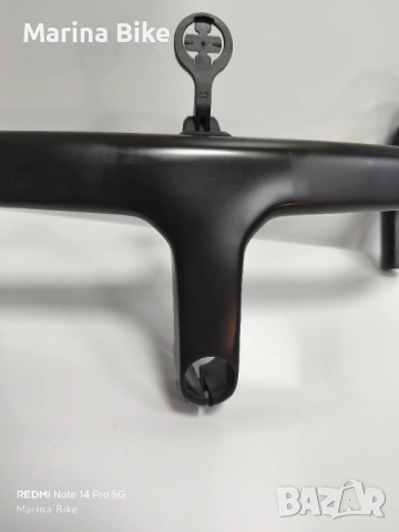 Интегрирано карбоново шосейно кормило Bontrager Aeolus RSL VR-C | 110x42, снимка 2 - Части за велосипеди - 52251176