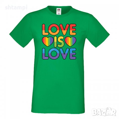 Мъжка тениска Love Is Love 2 multicolor Прайд,Празник.Повод,Изненада, снимка 6 - Тениски - 37103173