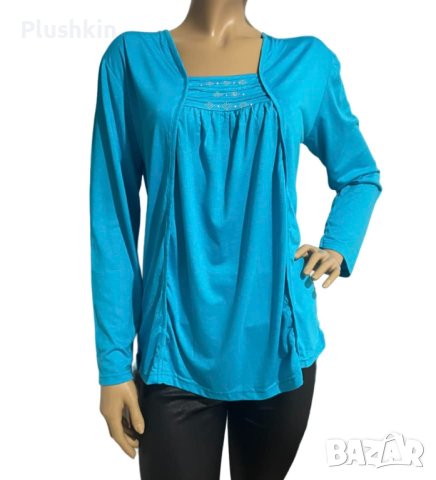Дамска нова блуза - XL размер, снимка 1 - Блузи с дълъг ръкав и пуловери - 43614298