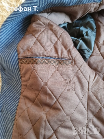 Ново вълнено мъжко палто - размер XL, снимка 4 - Палта - 52005281