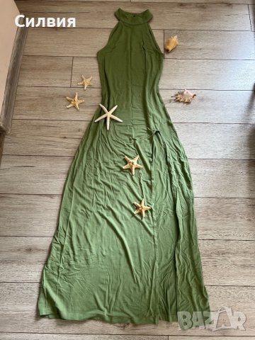Елегантна зелена рокля, снимка 2 - Рокли - 37887595