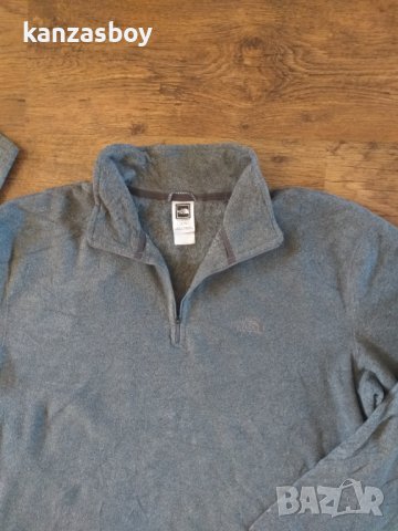 The North Face 1/4 zip fleece - поларено мъжко горнище ХЛ, снимка 3 - Блузи - 43562806