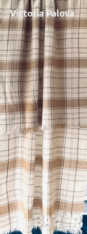 Елегантен класически зимен шал , снимка 7 - Шалове - 52979762