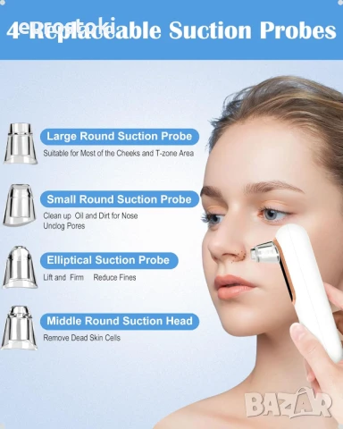 Yccu Вакуумно средство за премахване на черни точки, за грижа за лицето, снимка 3 - Други - 51230942