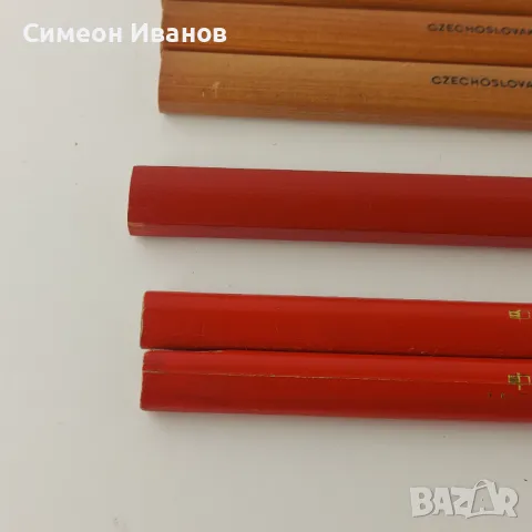 Лот от 6 броя дърводелски моливи Уста Кольо Great Wall и чехословашки #5835, снимка 7 - Колекции - 50094798