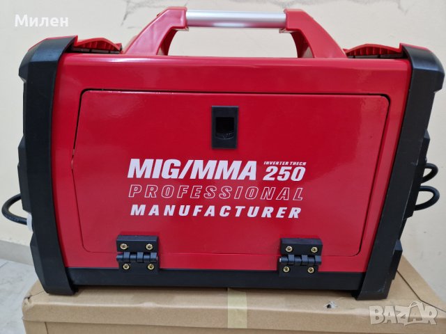 ПРОМОЦИЯ! Електрожен + Телоподаващо MIG -MMA -250Ампера MAX PROFESSIONAL 250А - Телоподаващ Апарат , снимка 2 - Други машини и части - 27037728