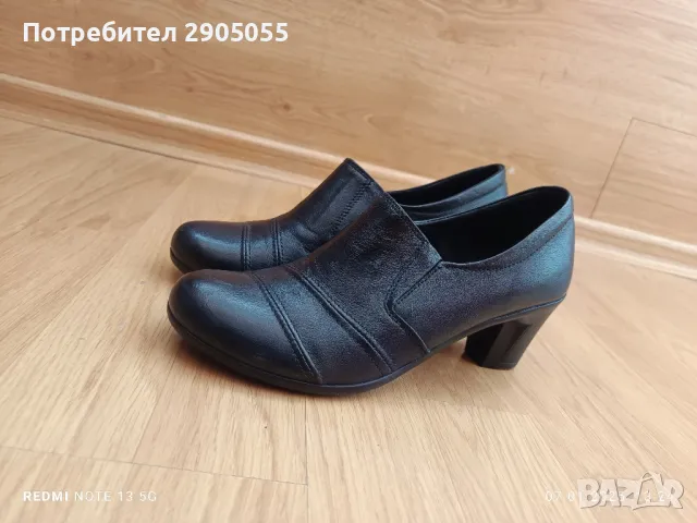 Дамски обувки от естествена кожа НОВИ, снимка 2 - Дамски обувки на ток - 48910240