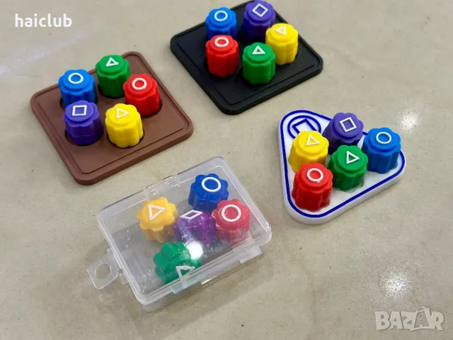 Игра Гонги/Gonggi game /Squid Game Gonggi, снимка 2 - Образователни игри - 49104091