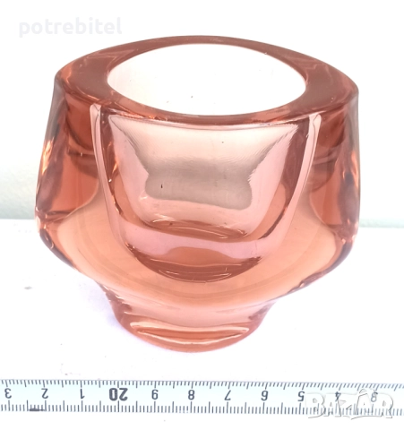 Стъклена декорация Бохемия ЧССР  - за 5 €вро   нова , снимка 2 - Декорация за дома - 52941823