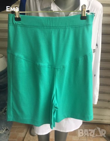 Памучни къси панталони за бременни , снимка 14 - Дрехи за бременни - 36756362