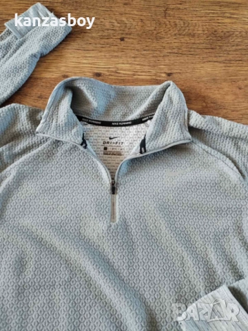 Nike Womens 1/2 Zip Running Top - дамска термо блуза Л, снимка 3 - Блузи с дълъг ръкав и пуловери - 51955372