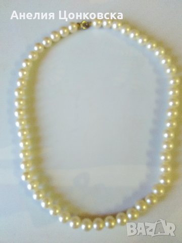 Колие от едри перли, снимка 2 - Подаръци за жени - 27402370
