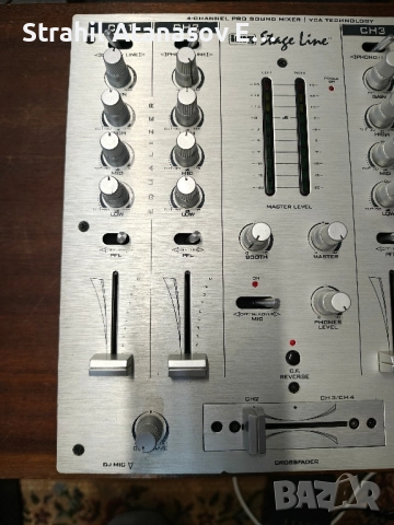 IMG Stage Line MPX-460 4-канален DJ миксер, снимка 4 - Друга електроника - 51707746