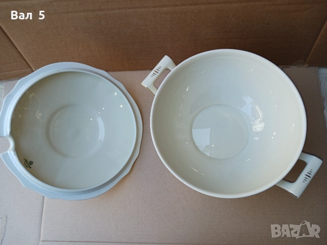 Много красив стар порцеланов супник Koenigszelt - Германия, снимка 6 - Антикварни и старинни предмети - 51709312