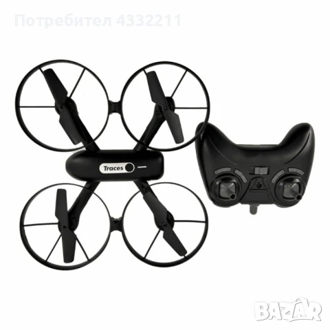 Дрон с жестово управление и Wi-Fi камера – Traces, снимка 4 - Дронове и аксесоари - 51097433
